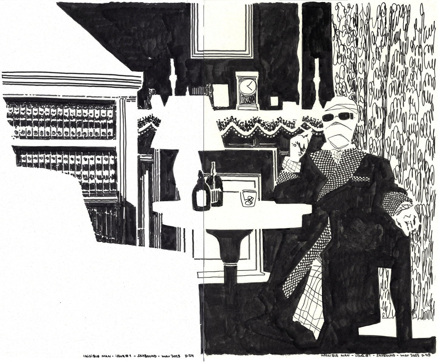 Universal Monsters: The Invisible Man - #1 Pages 4 & 5