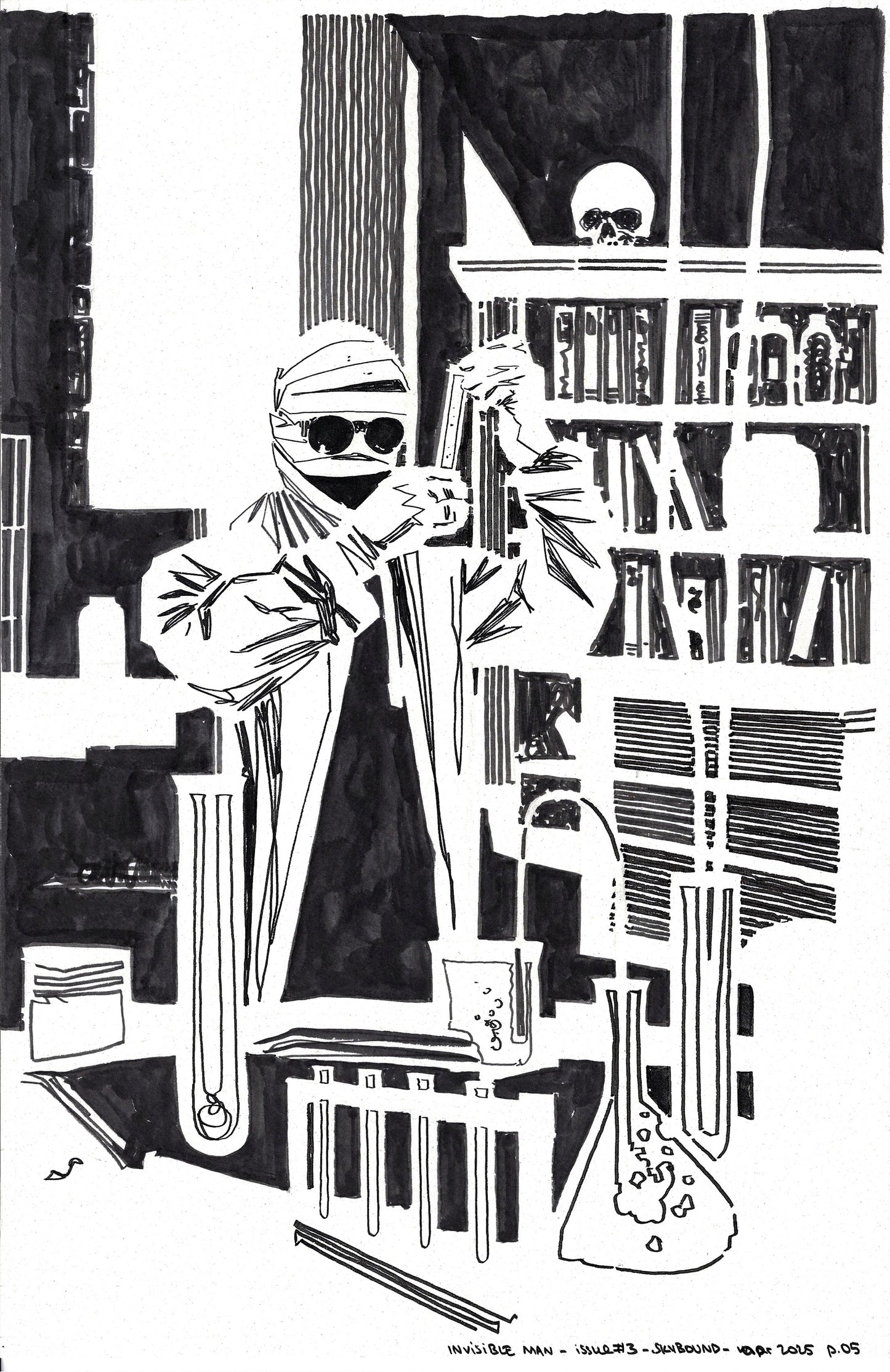 Invisible Man - #3 Page 4-5 DPS