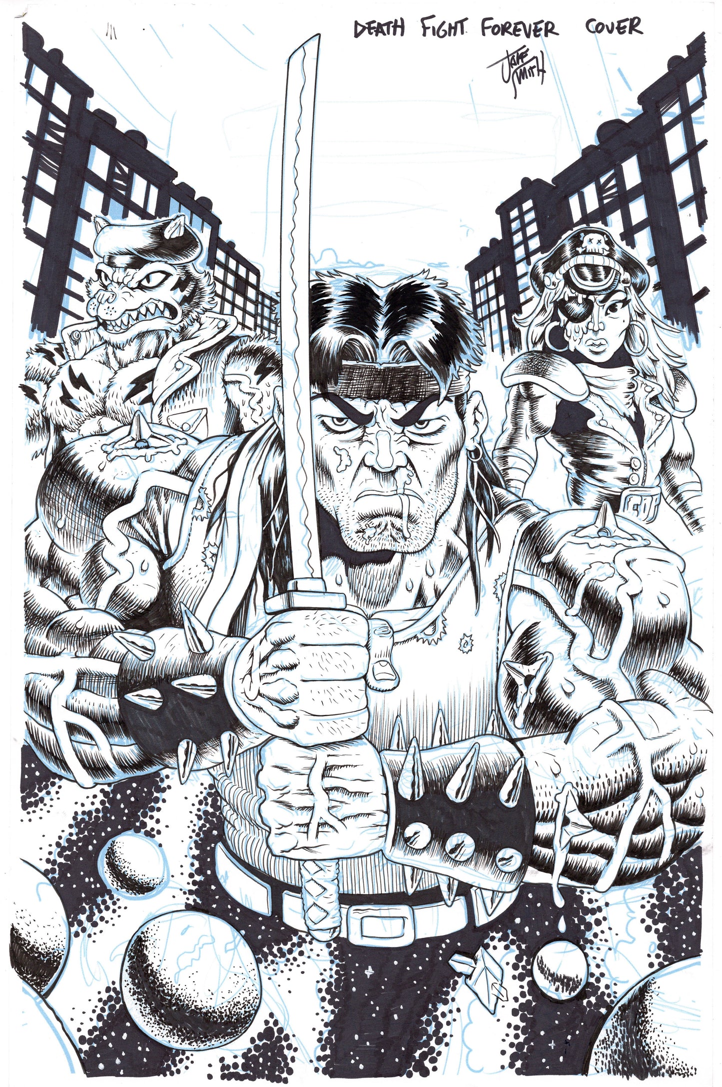 Death Fight Forever - #3 Variant Cover