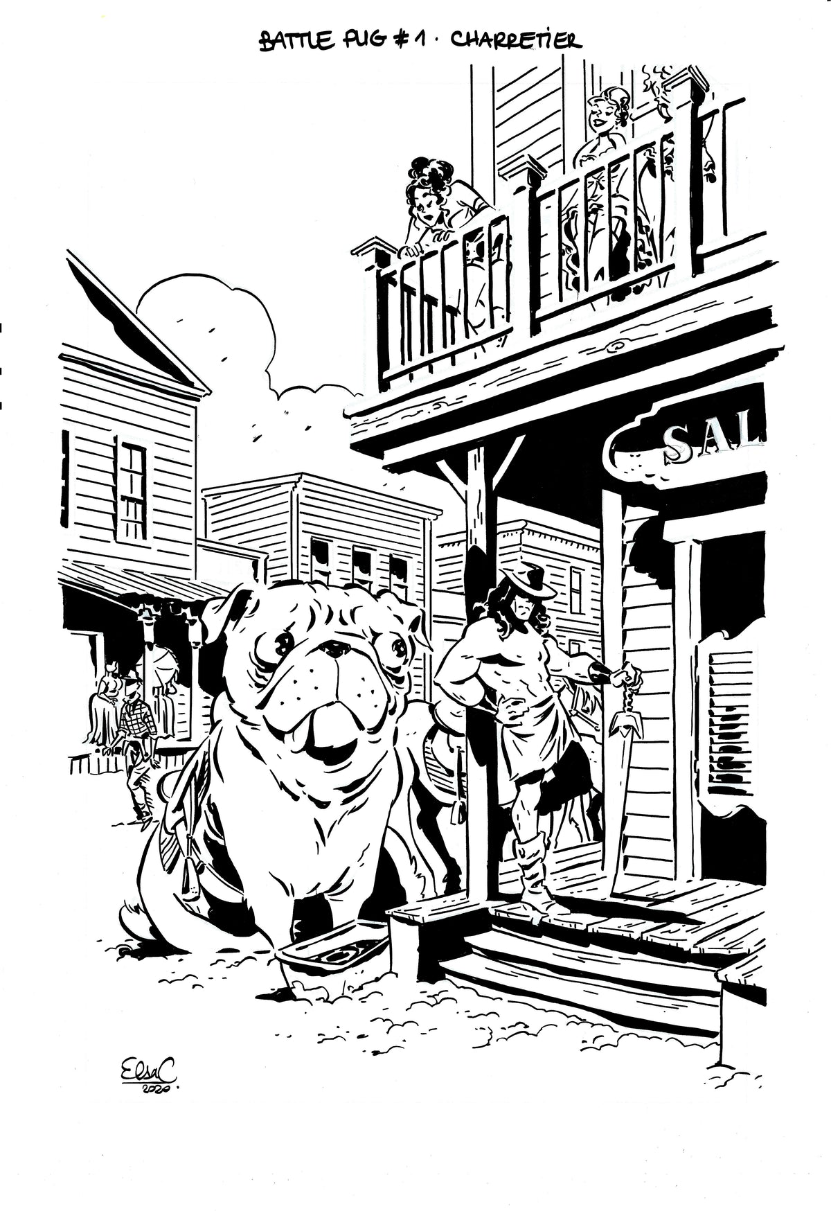 Battle Pug #1 -Variant Cover
