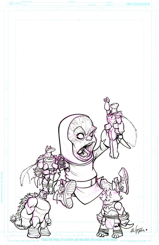 Jurassic League - #3 Variant Cover