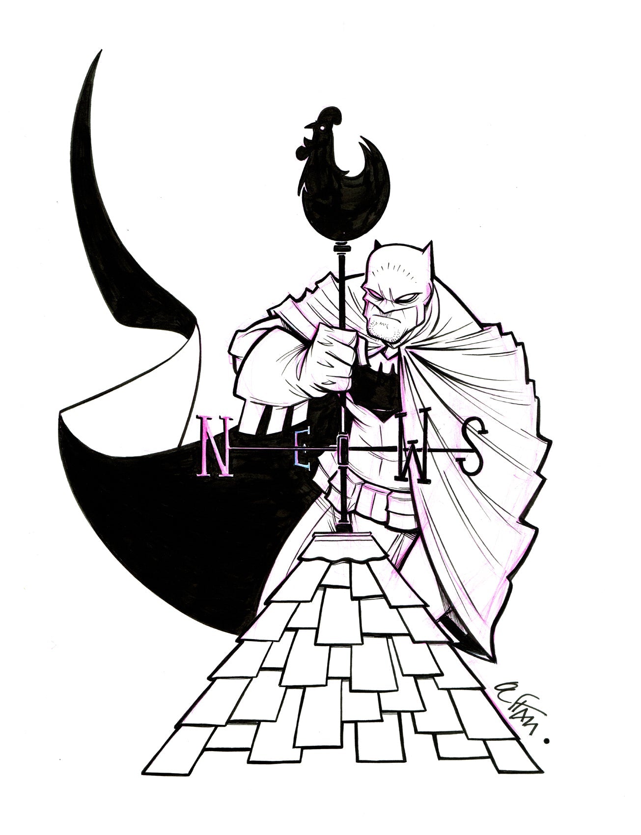 Batman Pinup - DC Promo