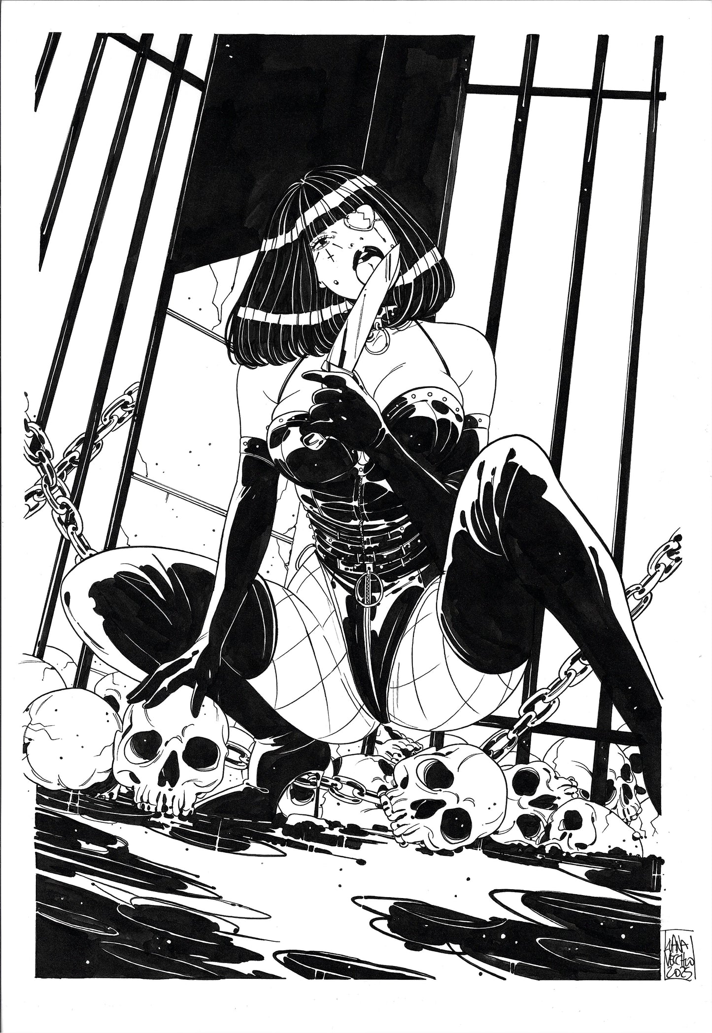 Lovesick - Domino Original Art for LTD Edition Print