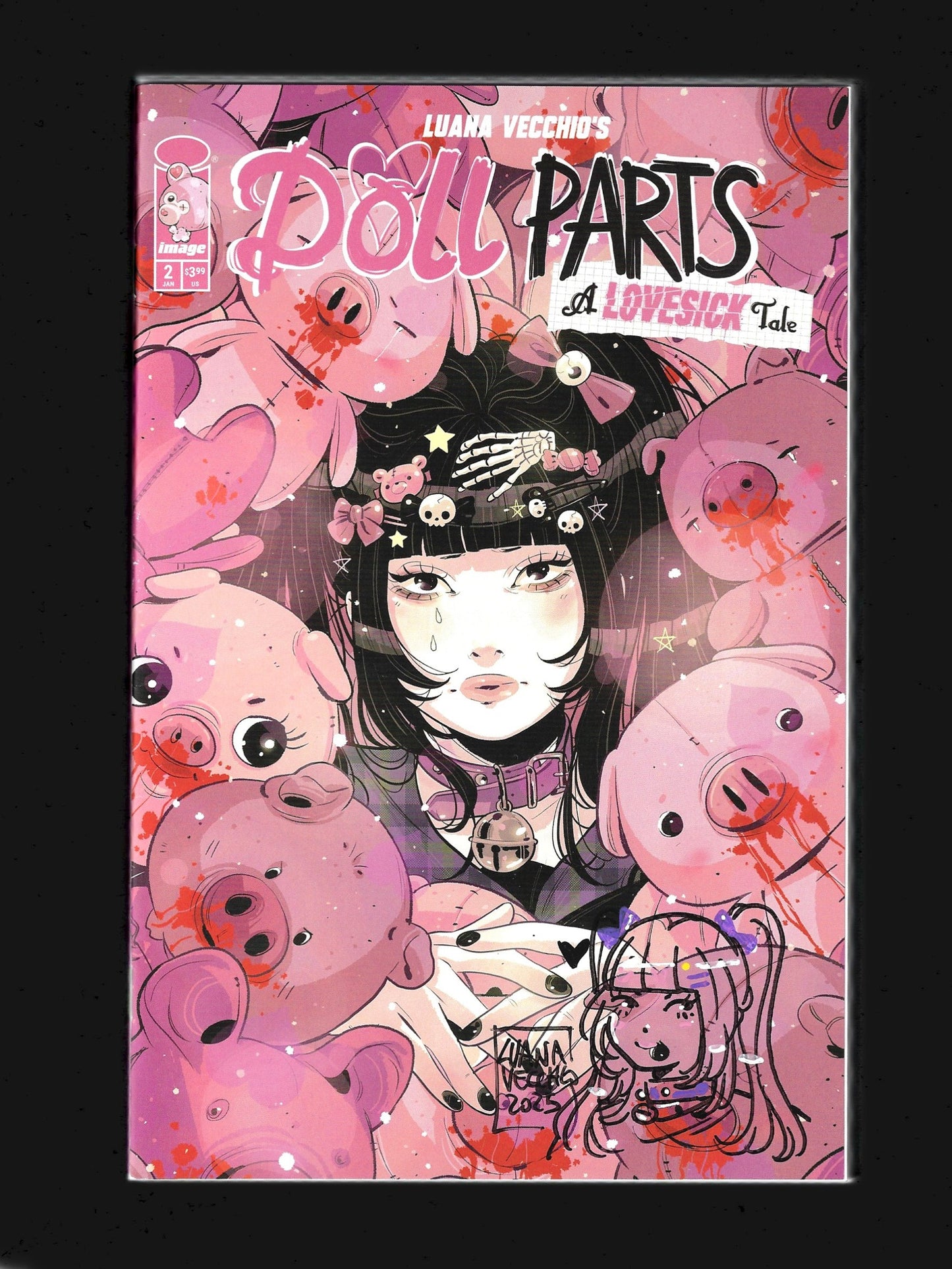 Doll Parts - #2 Cover B - REMARQUED/Signed