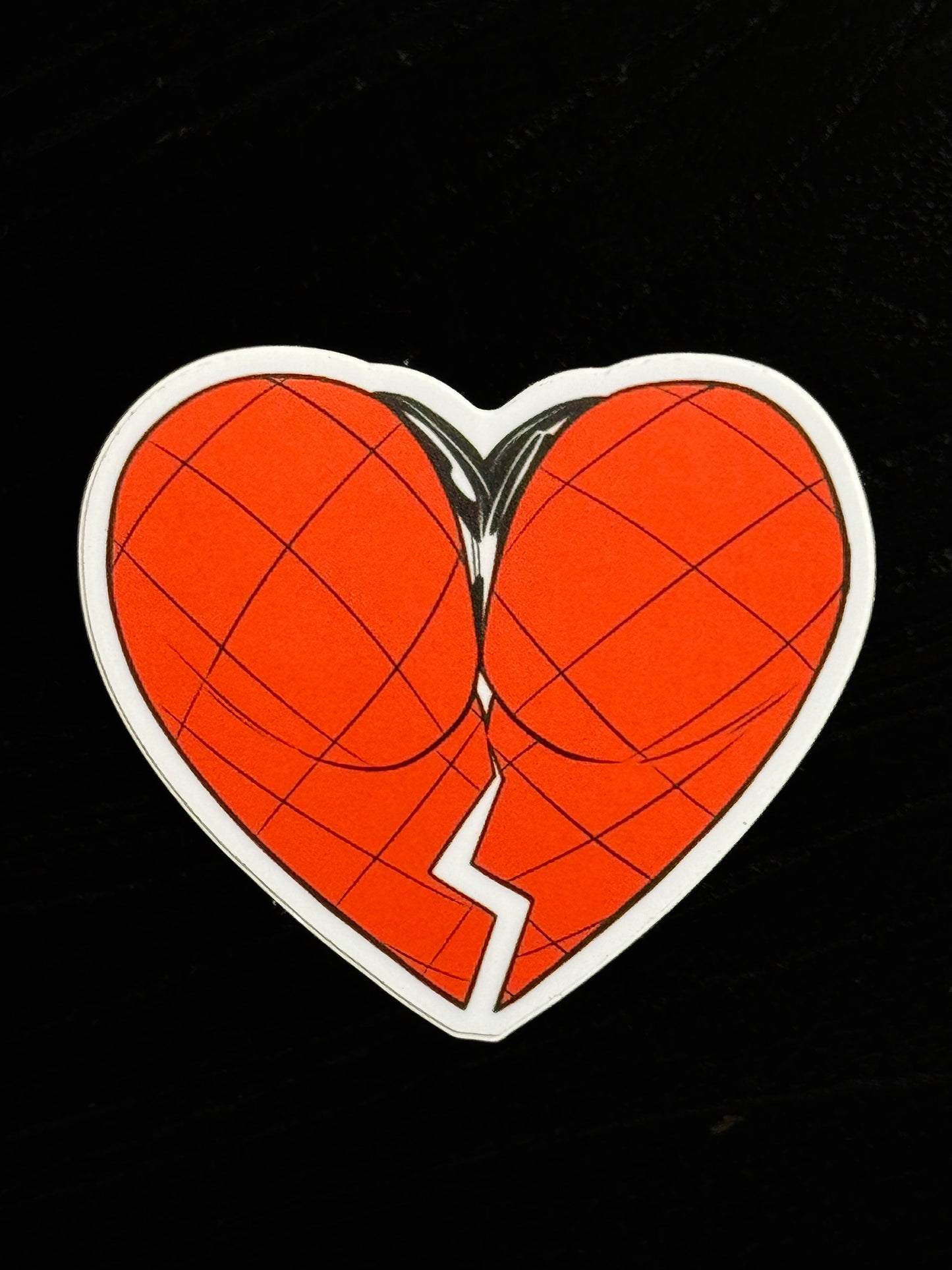 Lovesick - Cracked Sticker