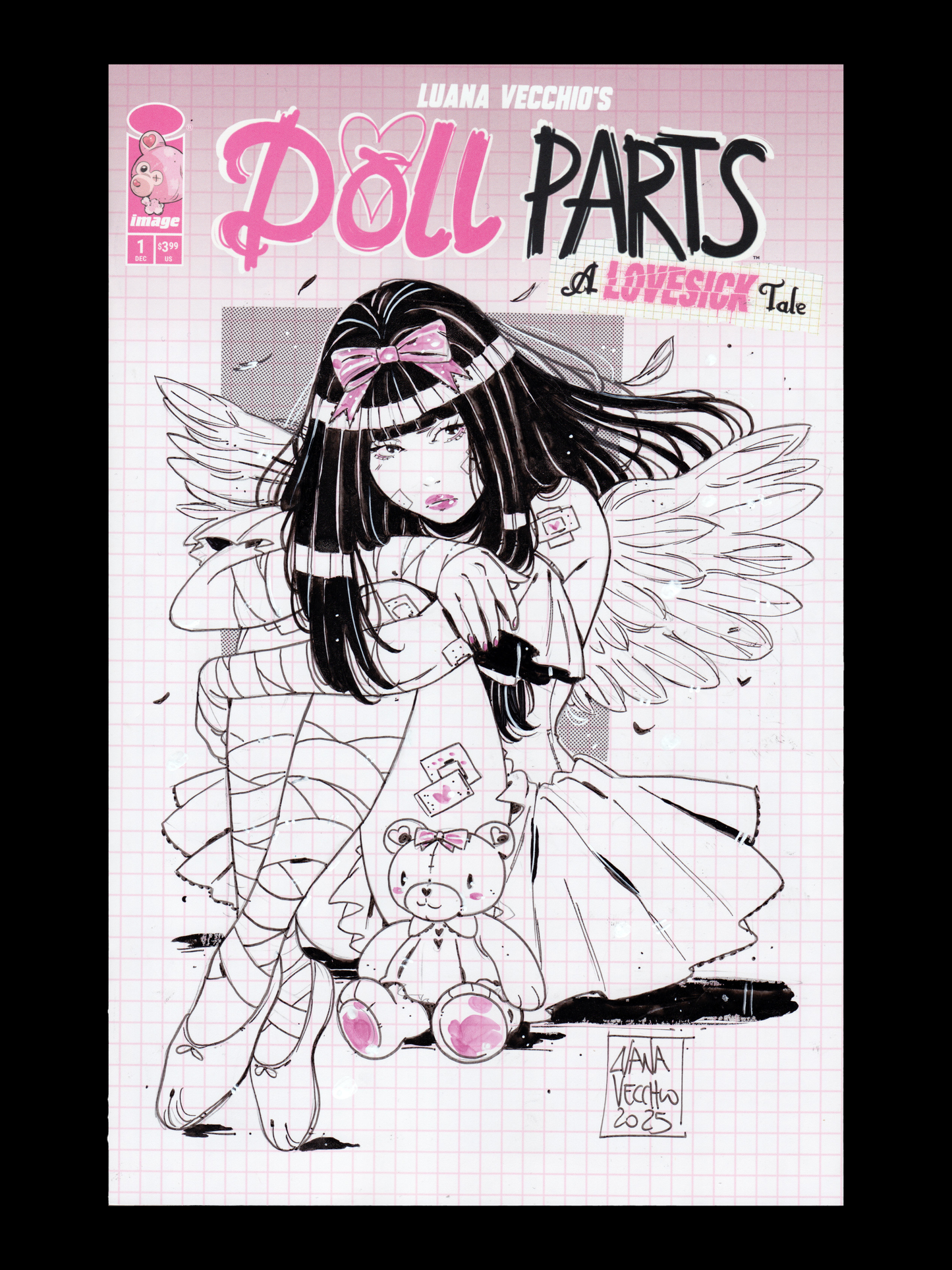Doll Parts - #1 - Original Art Sketch Cover 2