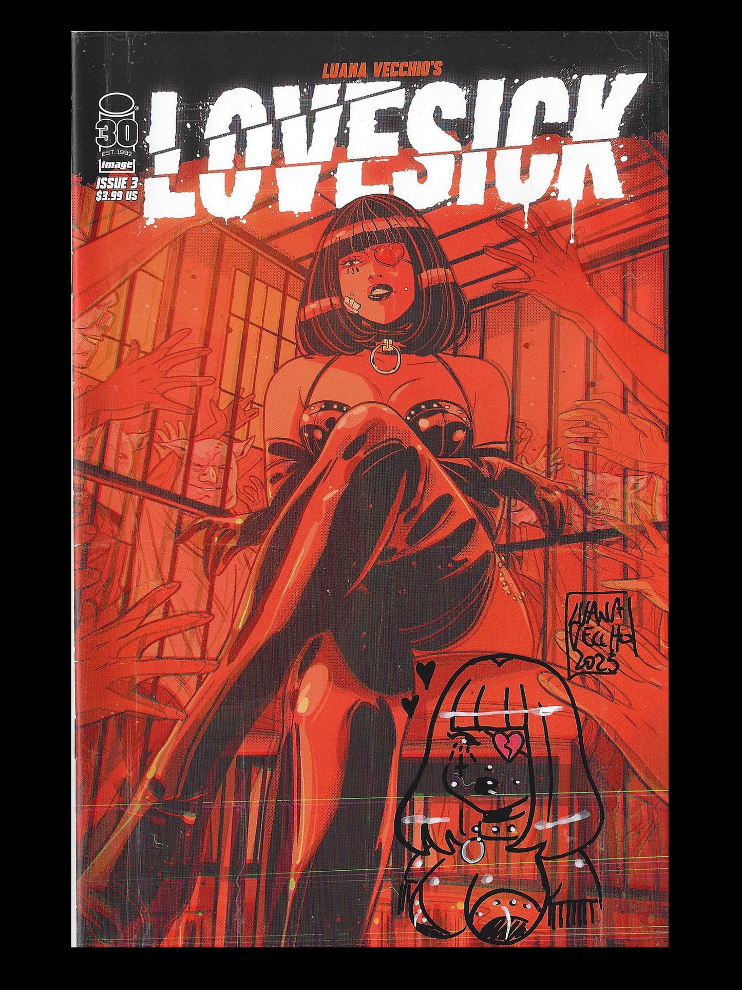 Lovesick - #3 Cover A- REMARQUED/Signed