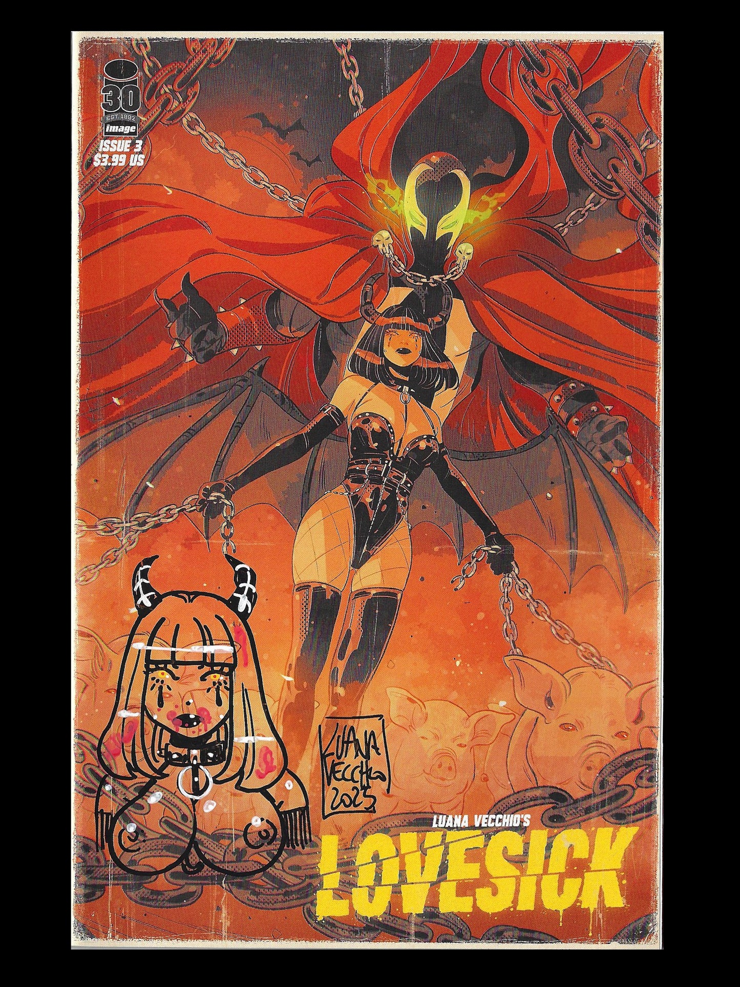 Lovesick - #3 Cover E Spawn Variant - REMARQUED/Signed