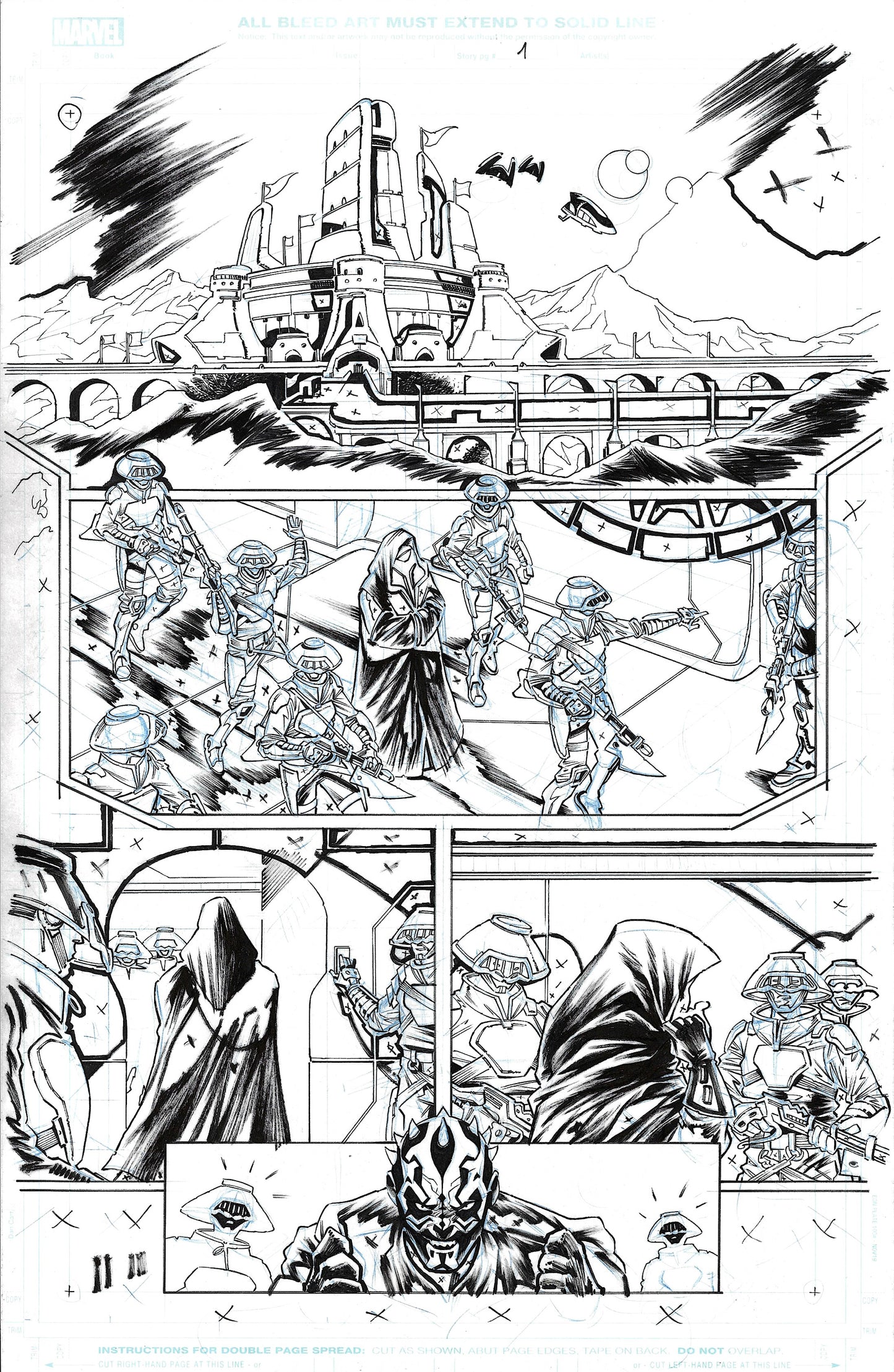 Star Wars: Darth Maul: Black, White & Red - #4 Page 1