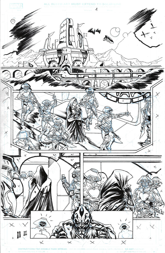 Star Wars: Darth Maul: Black, White & Red - #4 Page 1