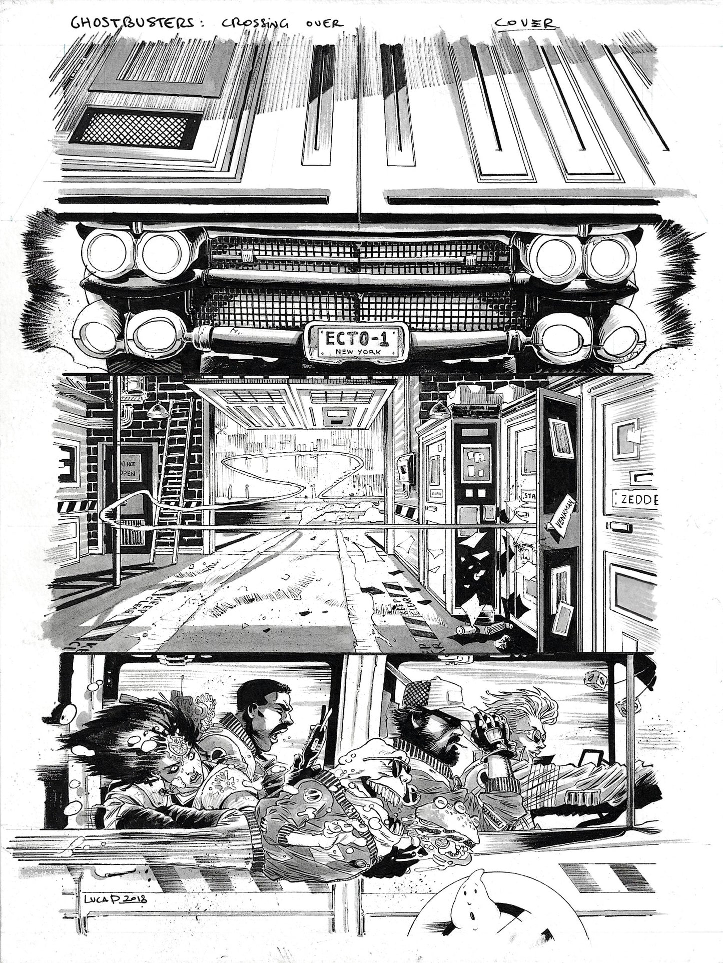 Ghostbusters: Crossing Over - #8 Variant Cover