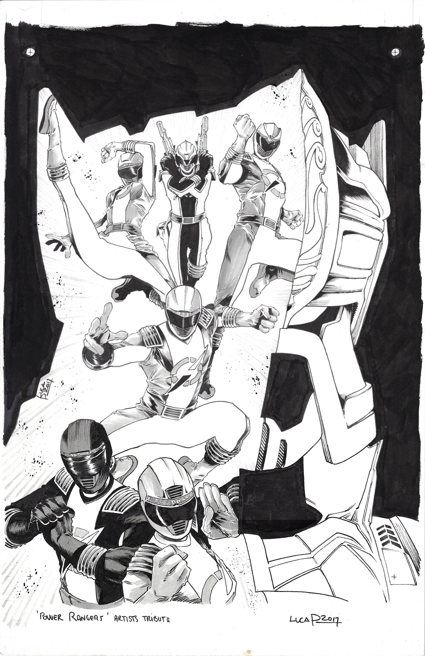 Power Rangers Pinup