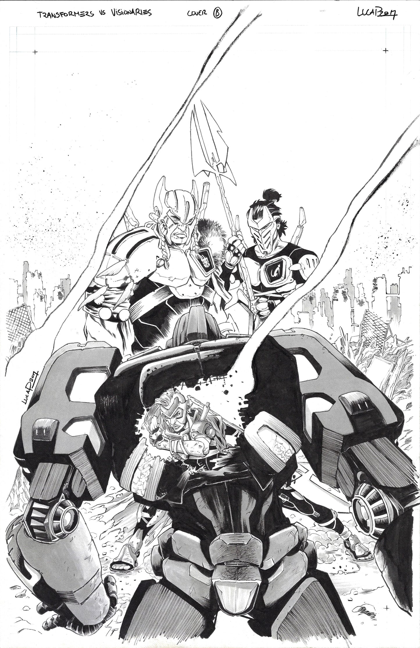 Transformers vs Visionaries - #4 Cover B
