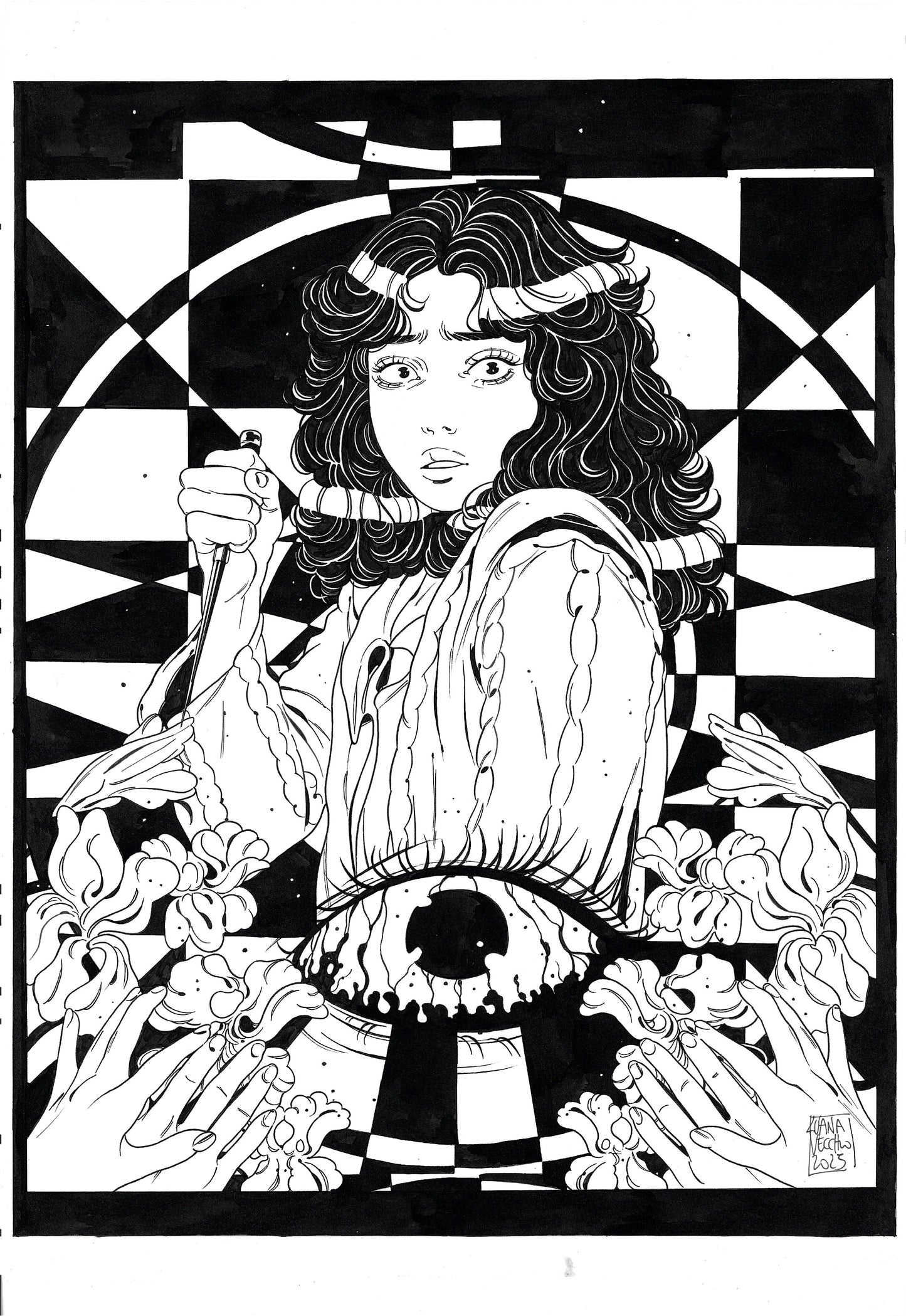 Suspiria - Original Art for Alternative Film Poster (Mutant)