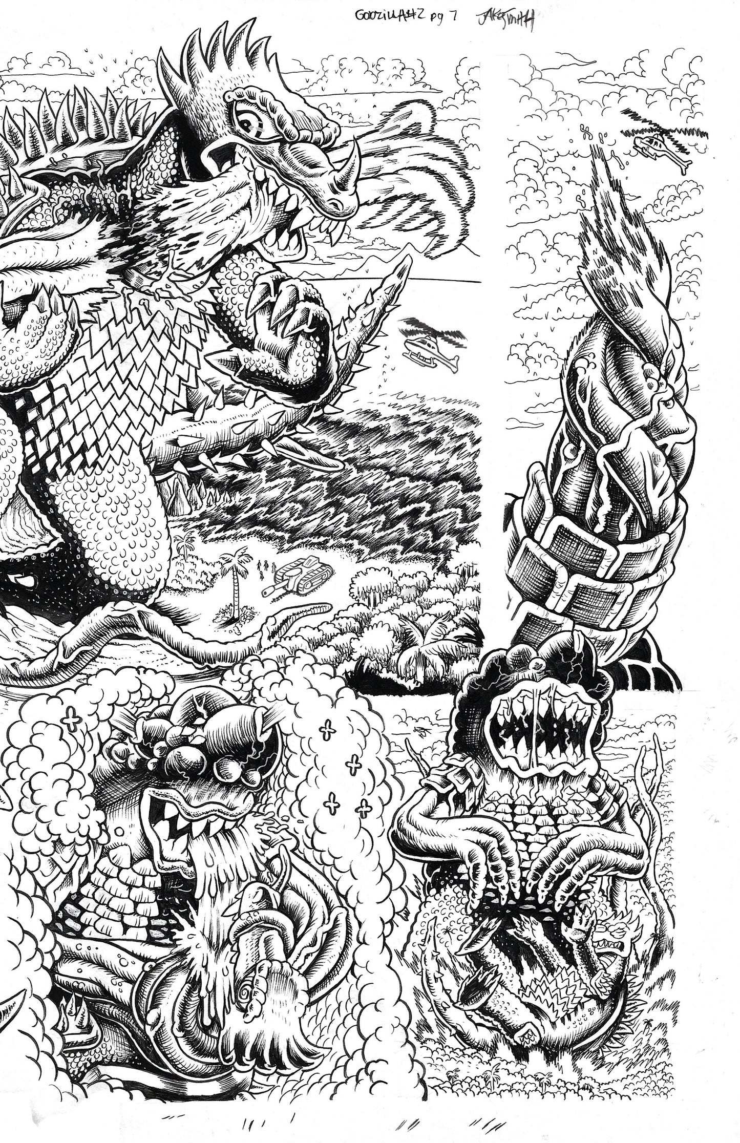 Godzilla: War For Humanity - #2 Page 6-7 DPS