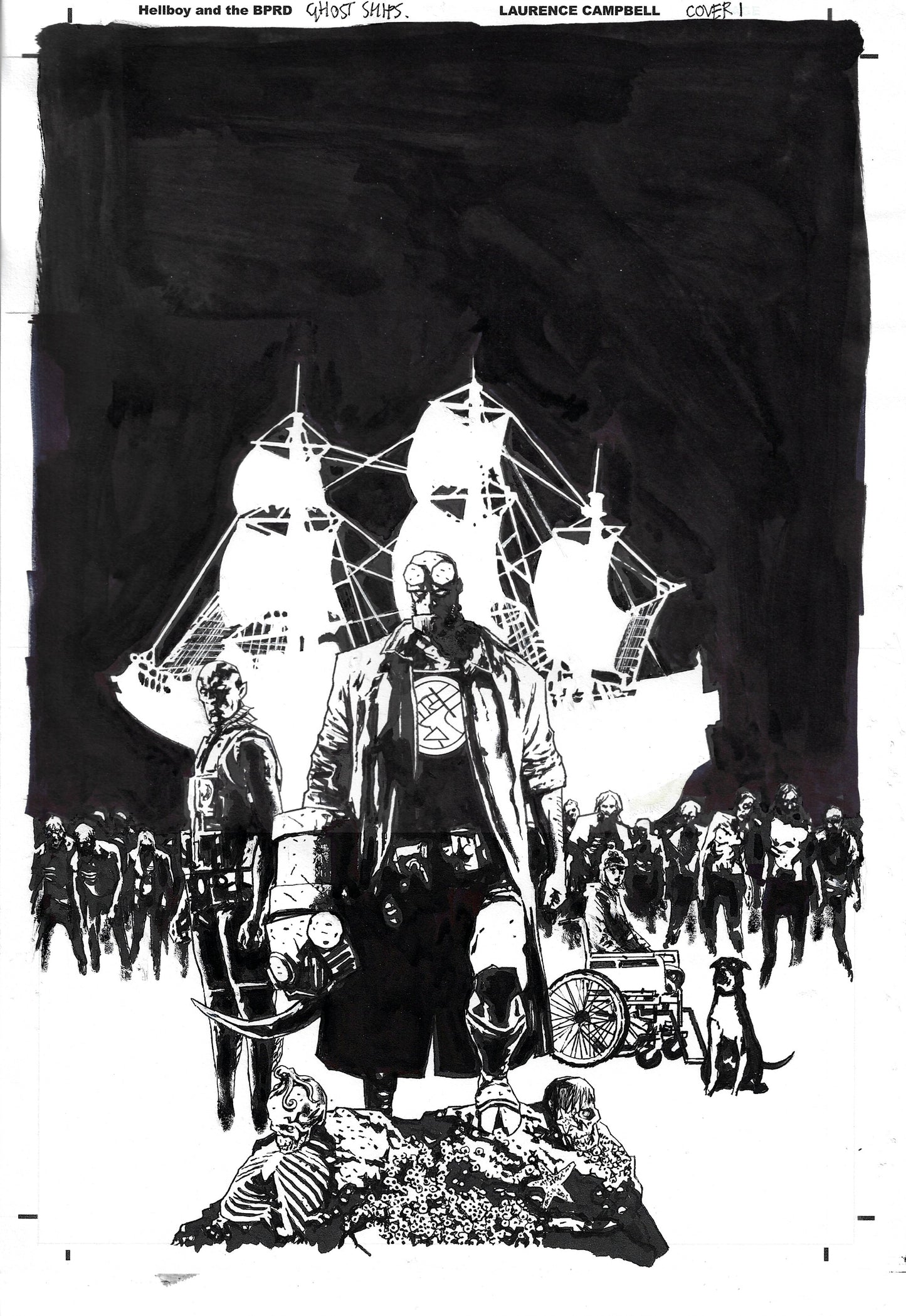 Hellboy & The B.P.R.D.: The Ghost Ships Of Labrador - #1 Cover