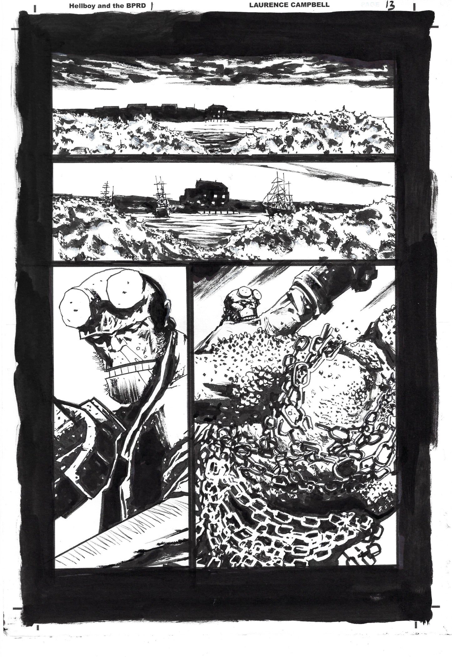 Hellboy & The B.P.R.D.: The Ghost Ships Of Labrador - #1 Page 13