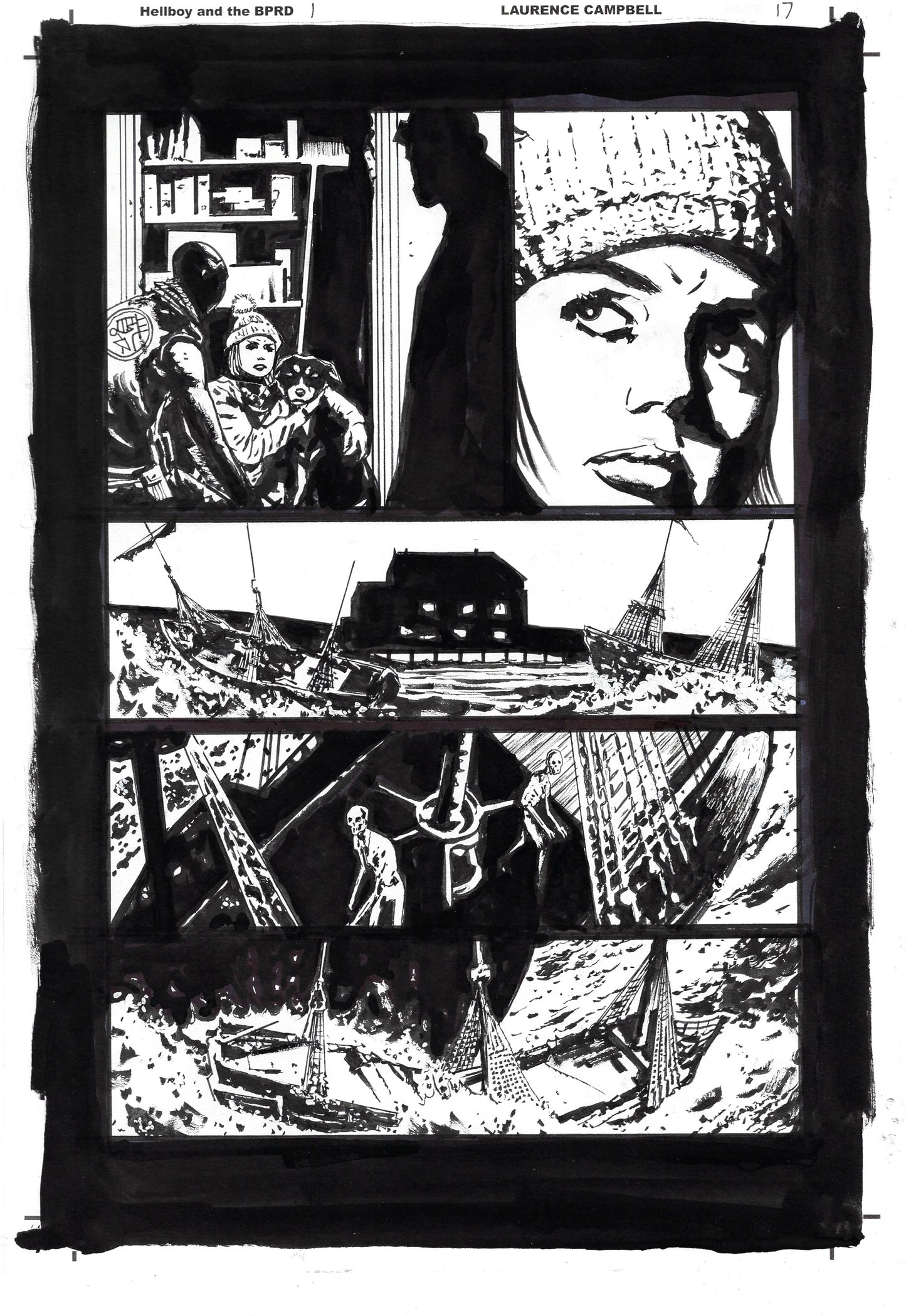 Hellboy & The B.P.R.D.: The Ghost Ships Of Labrador - #1 Page 17