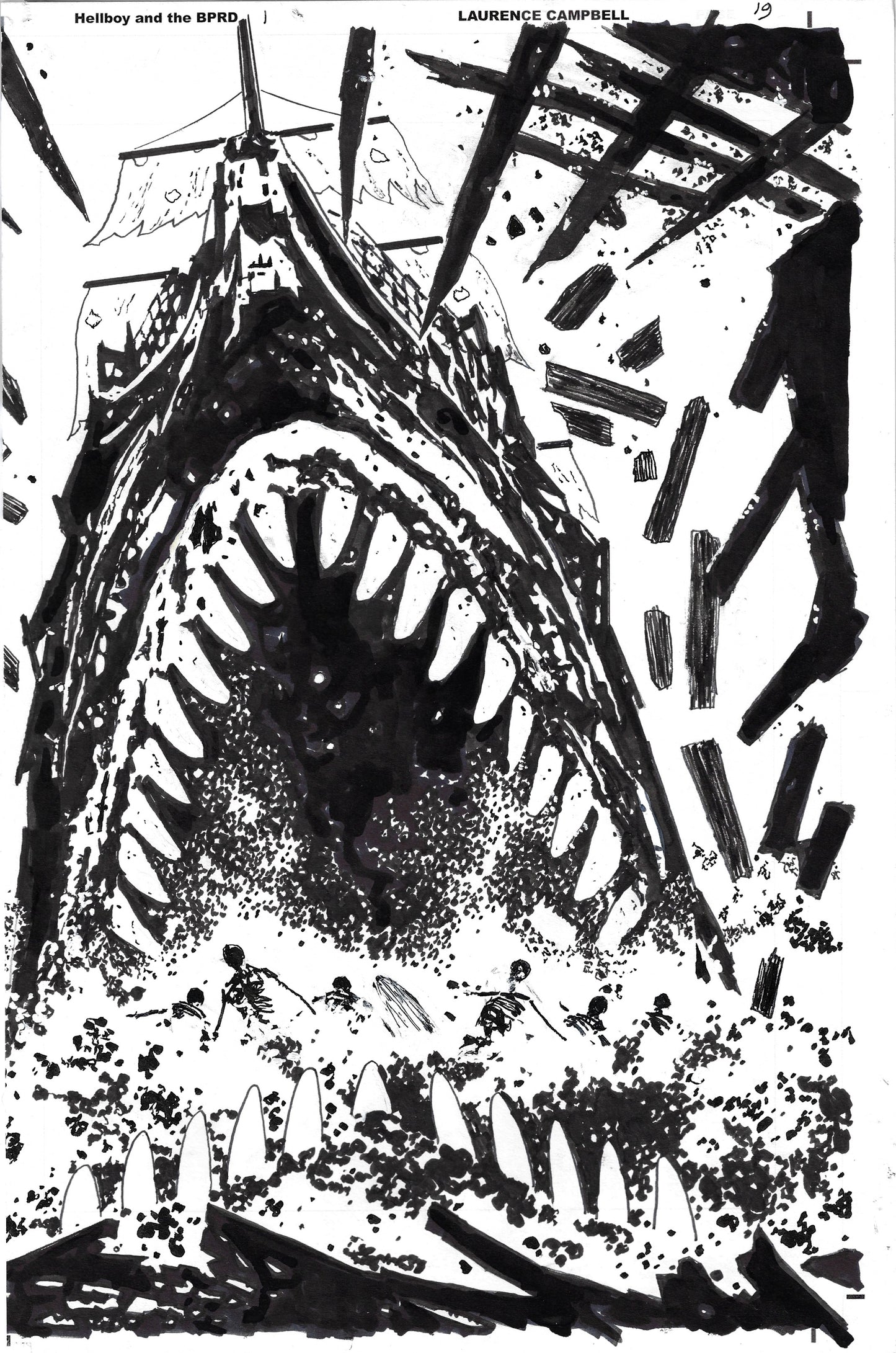 Hellboy & The B.P.R.D.: The Ghost Ships Of Labrador - #1 Page 18-19 DPS