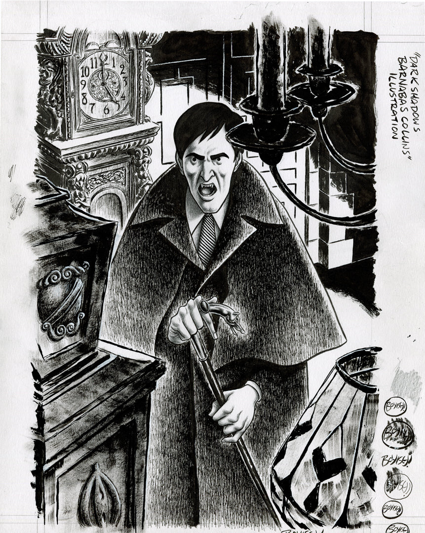 Curse of Dark Shadows - Barnabas Collins Pinup