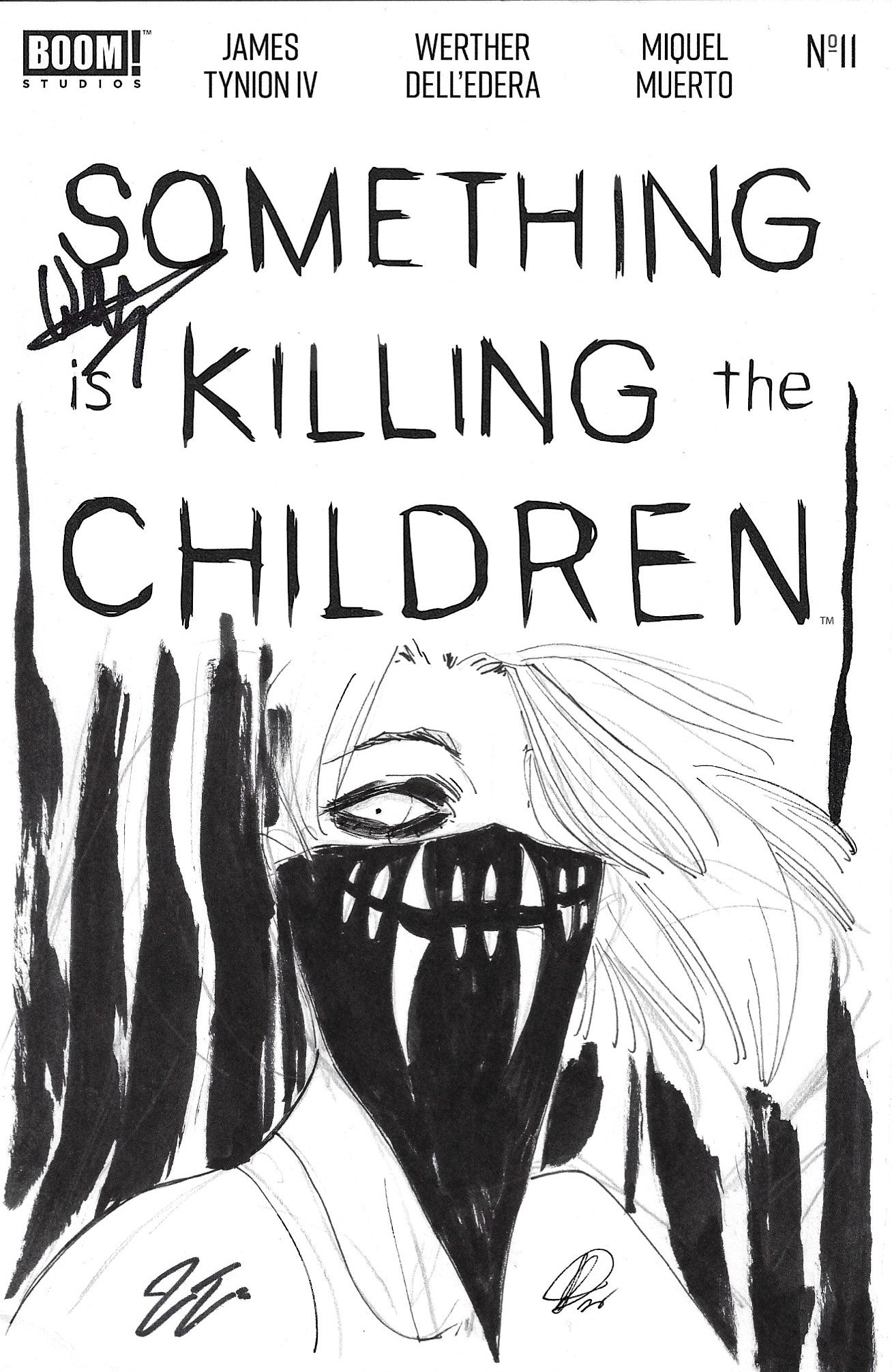 Erica Slaughter on Something is Killing the Children #11 Blank Cover (Signed by Dell'Edera and Tynion)