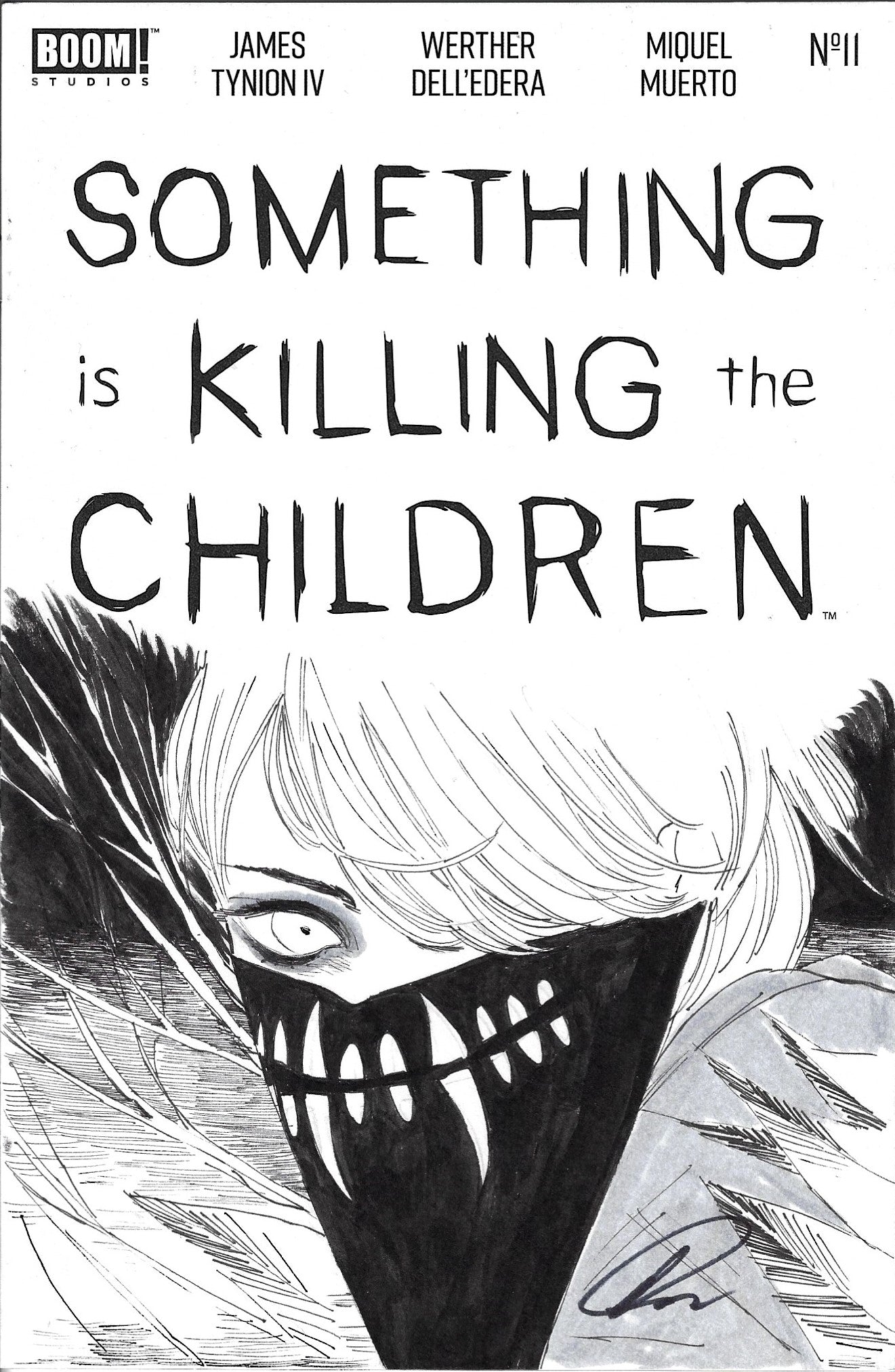 Erica Slaughter on Something is Killing the Children #11 Blank Cover