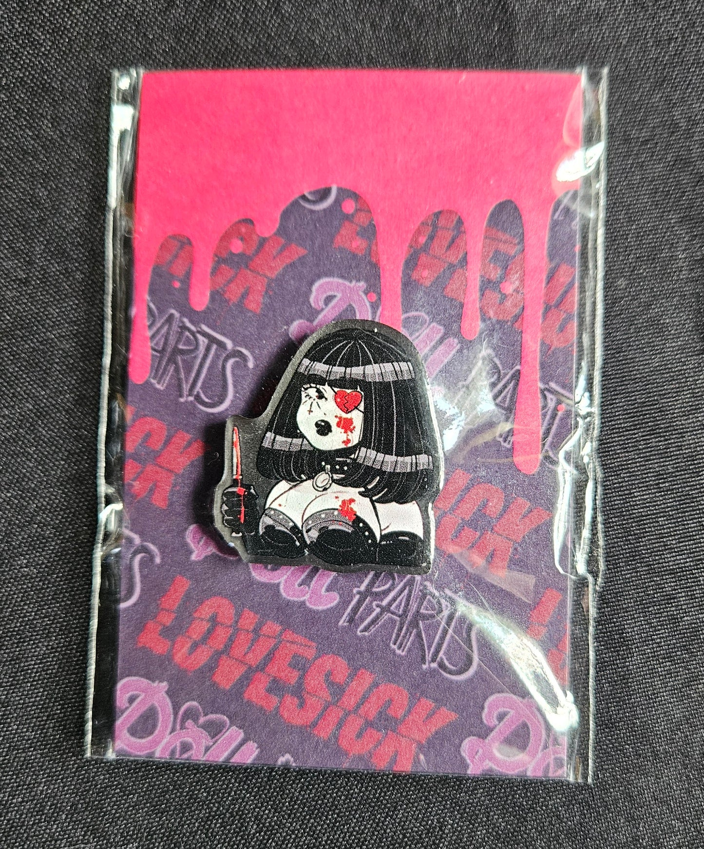 Lovesick - Domino Enamel Pin