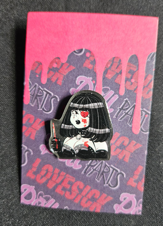 Lovesick - Domino Enamel Pin