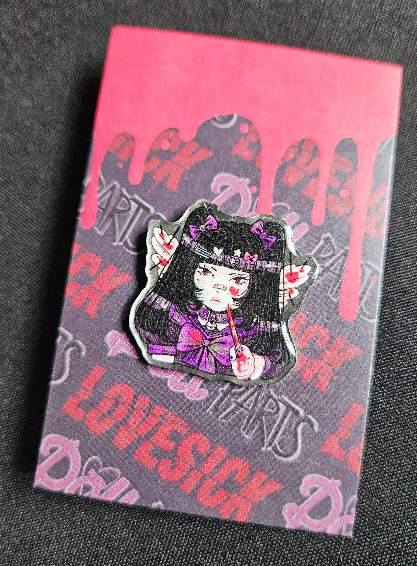 Doll Parts - Maddie "Wings" Enamel Pin