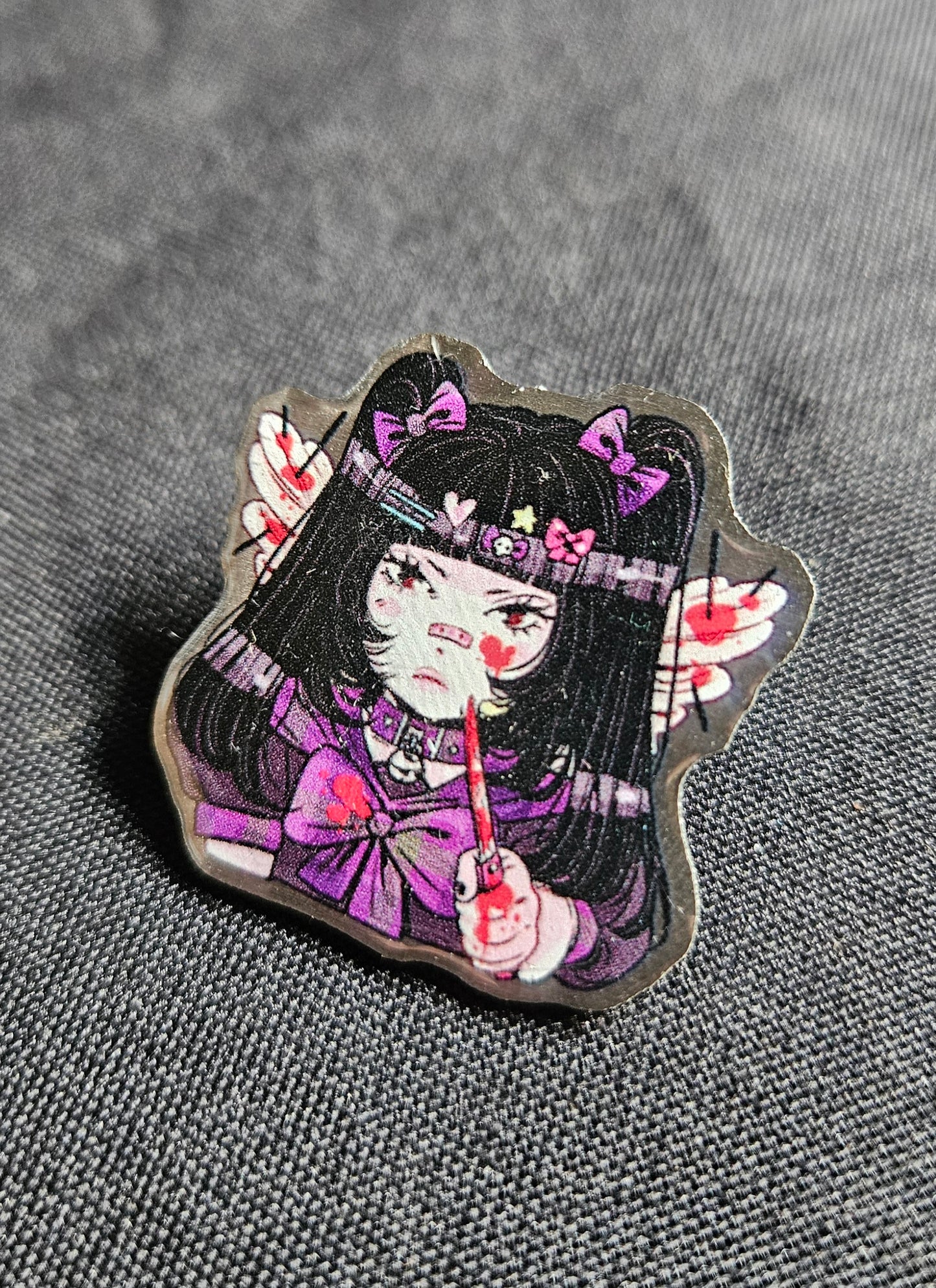 Doll Parts - Maddie "Wings" Enamel Pin