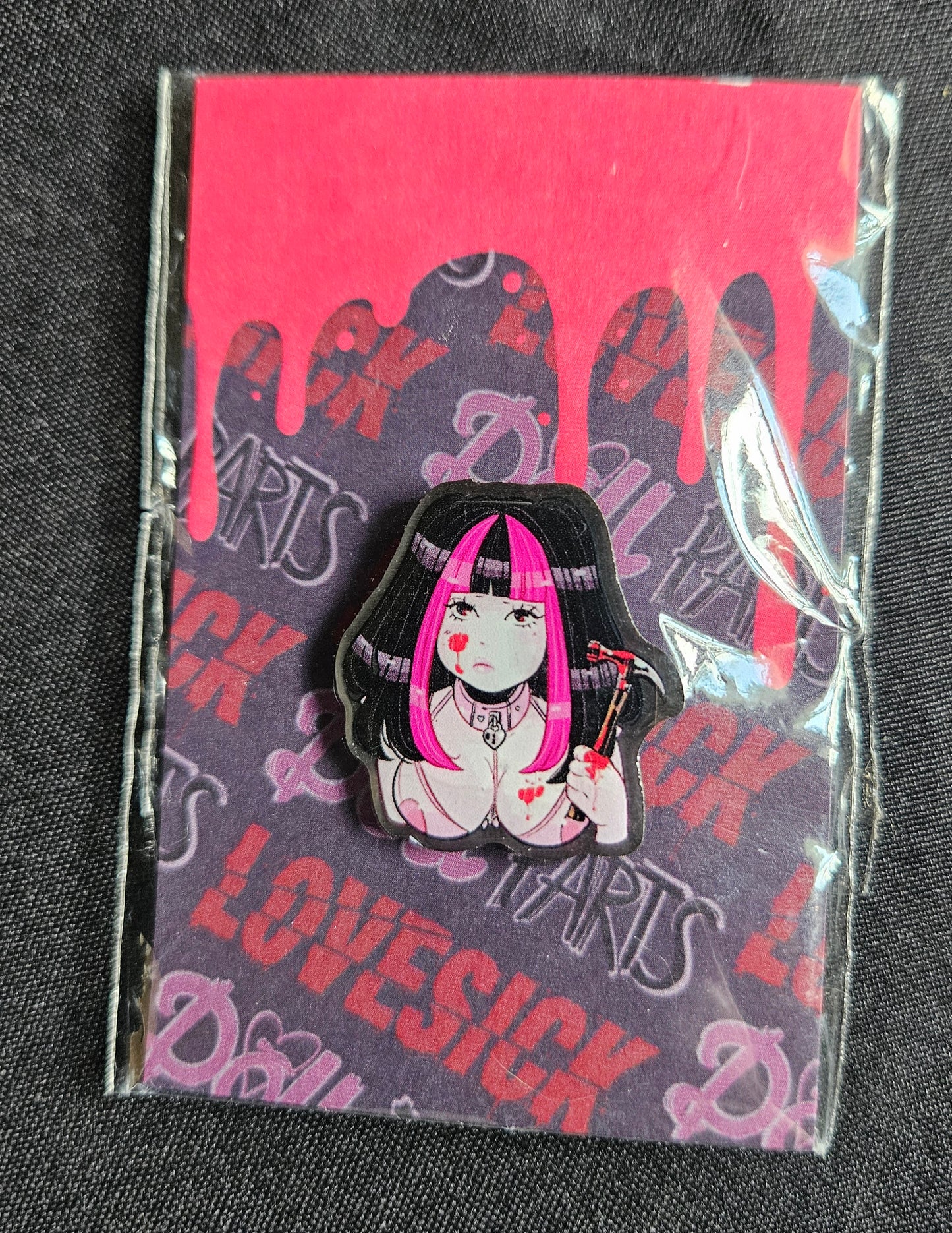 Doll Parts - Maddie - Young Domino Enamel Pin