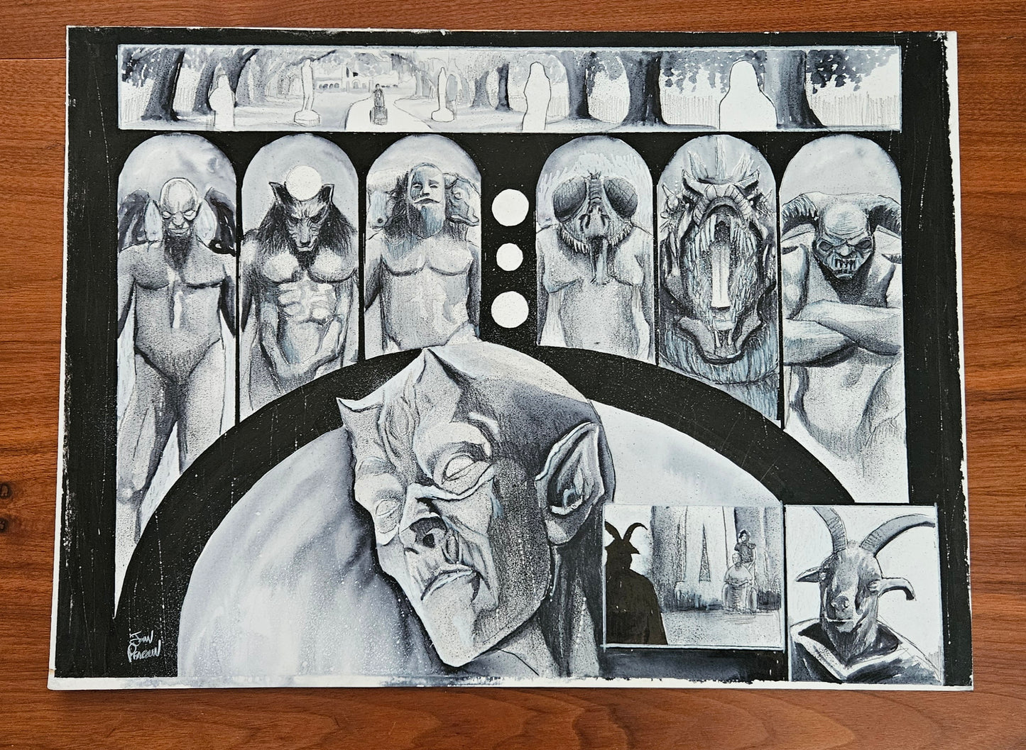Infernals Issue #2 Pages 8 +9