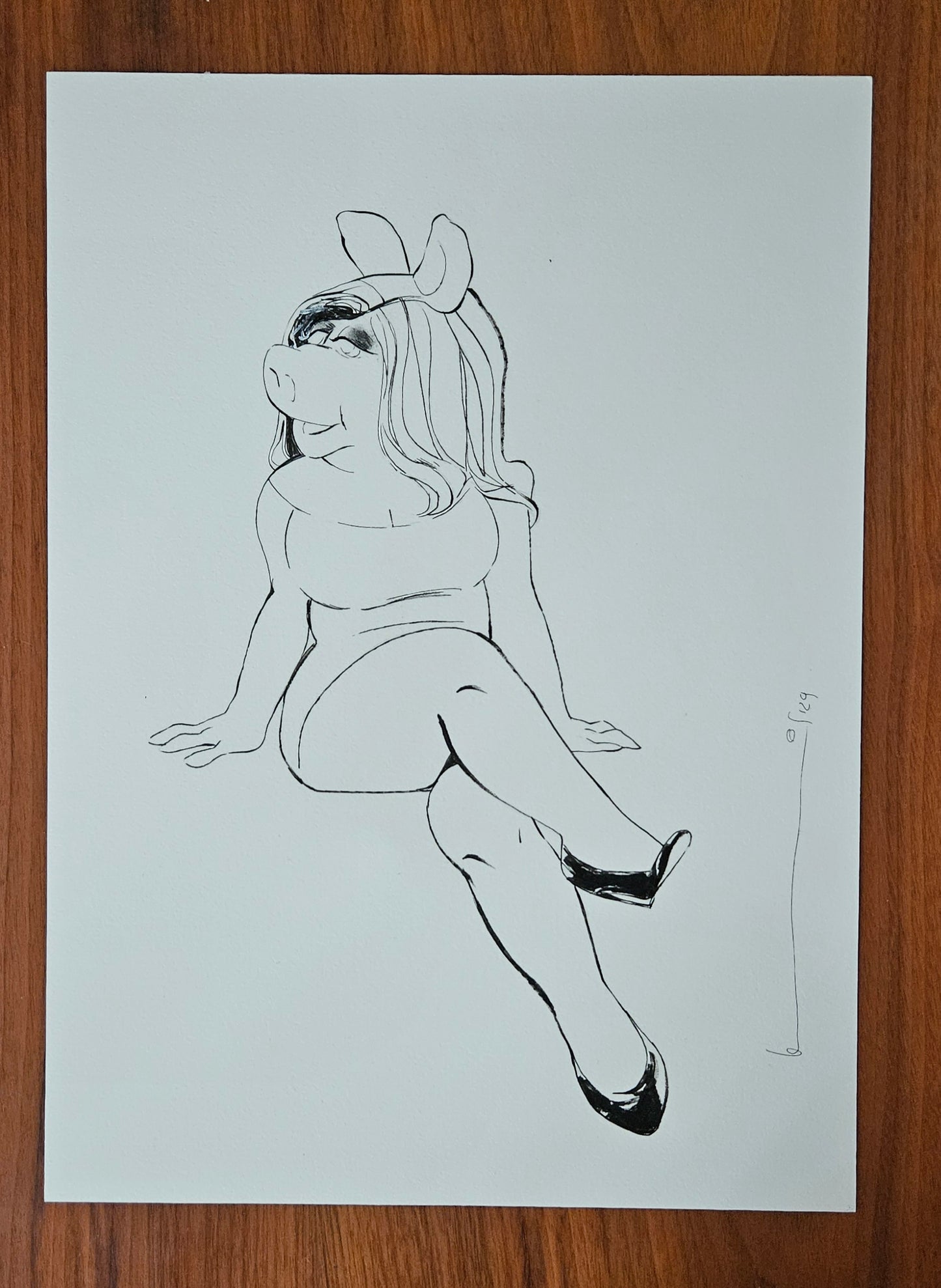 Miss Piggy - The Muppets Illustration
