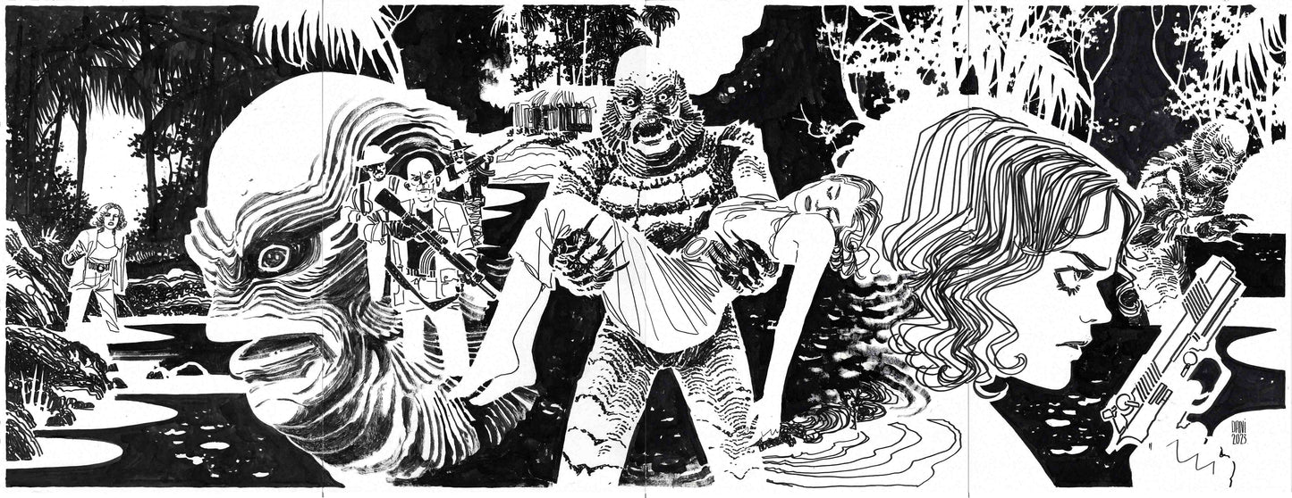 Universal Monsters Creature From The Black Lagoon Lives! 01-04 Connecting Covers