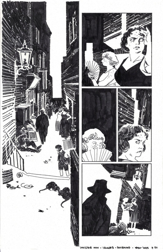 Invisible Man - #3 Page 1 Comic Art