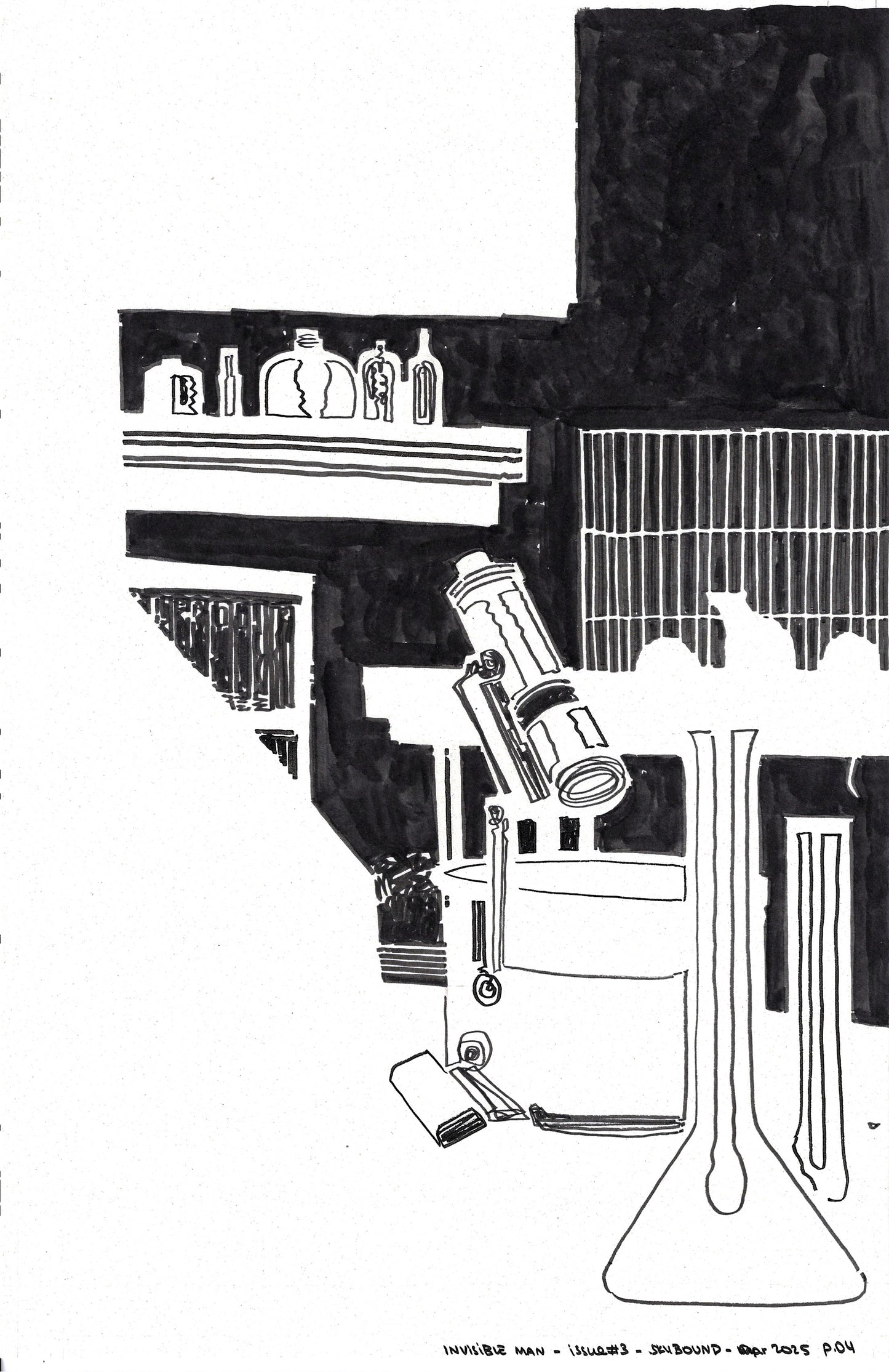 Invisible Man - #3 Page 4-5 DPS
