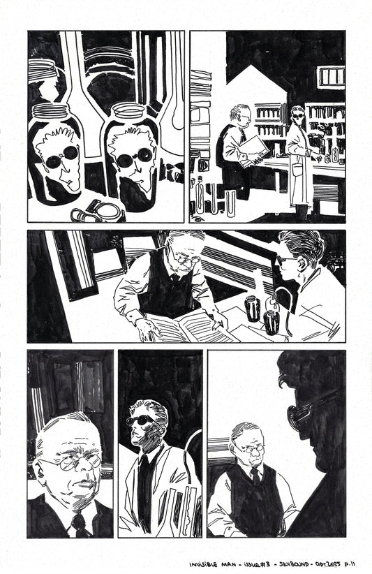 Invisible Man - #3 Page 11 Comic Art