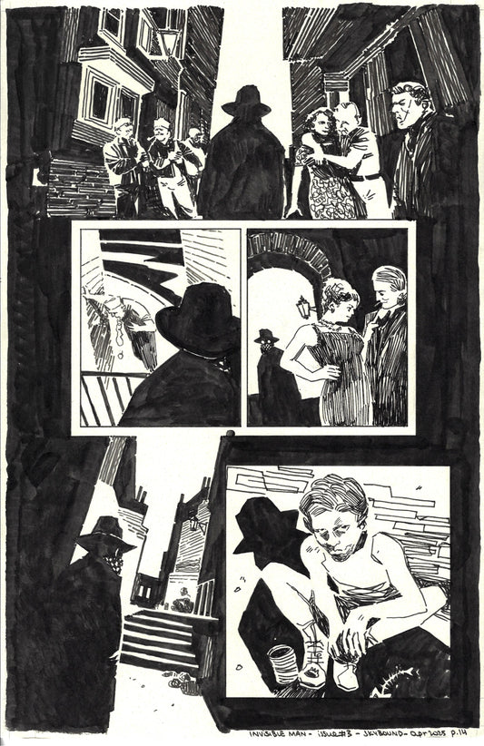 Invisible Man - #3 Page 14 Comic Art
