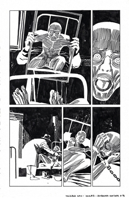 Invisible Man - #3 Page 18 Comic Art