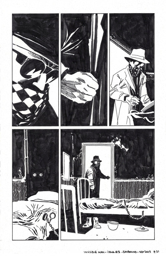 Invisible Man - #3 Page 21 Comic Art