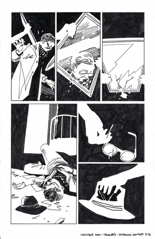 Invisible Man - #3 Page 23 Comic Art