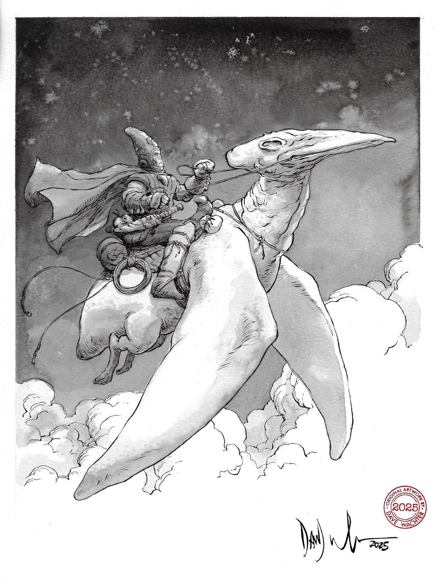 Dave Wachter Commission (Heroes Con, Granite State + Mail Order)