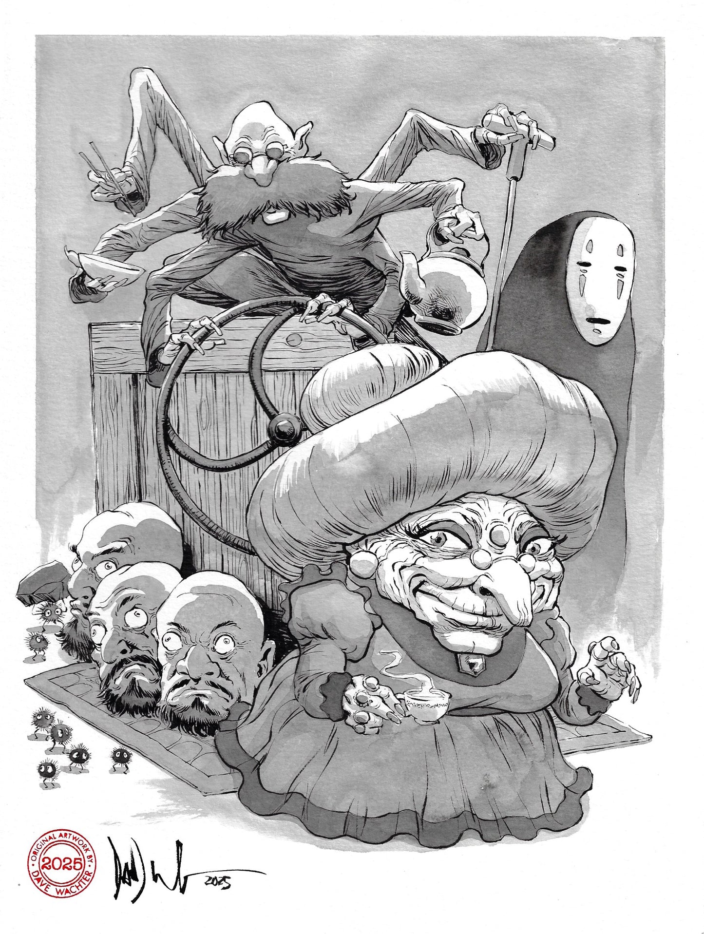 Dave Wachter Commission (Heroes Con, Granite State + Mail Order)