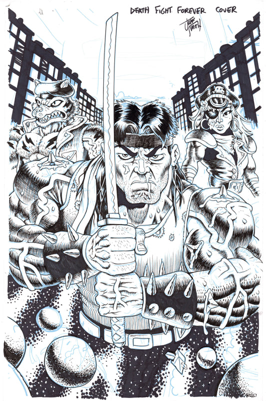 Death Fight Forever - #3 Variant Cover
