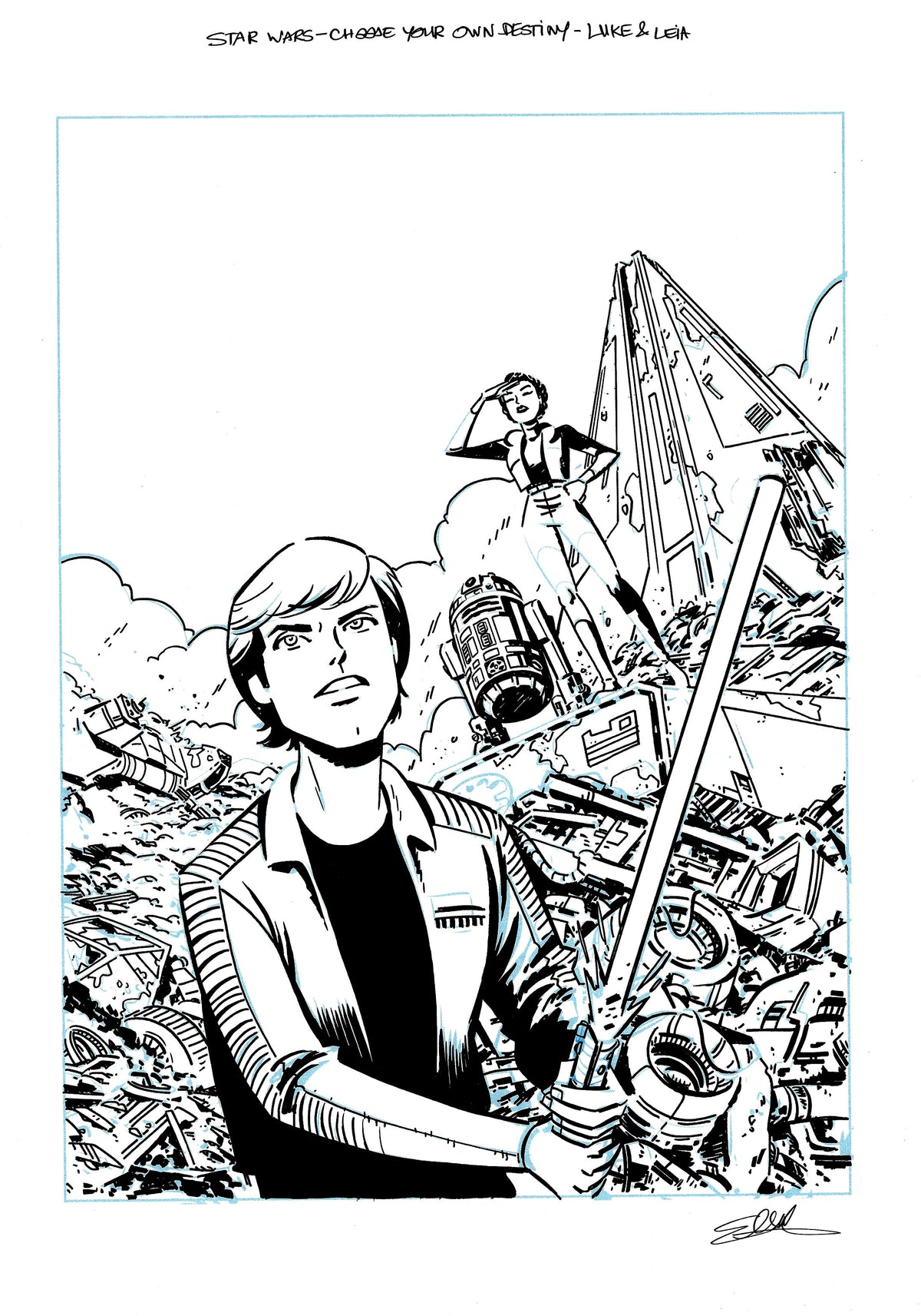Star Wars: A Luke & Leia Adventure: A Choose Your Destiny Chapter Book -Main Cover