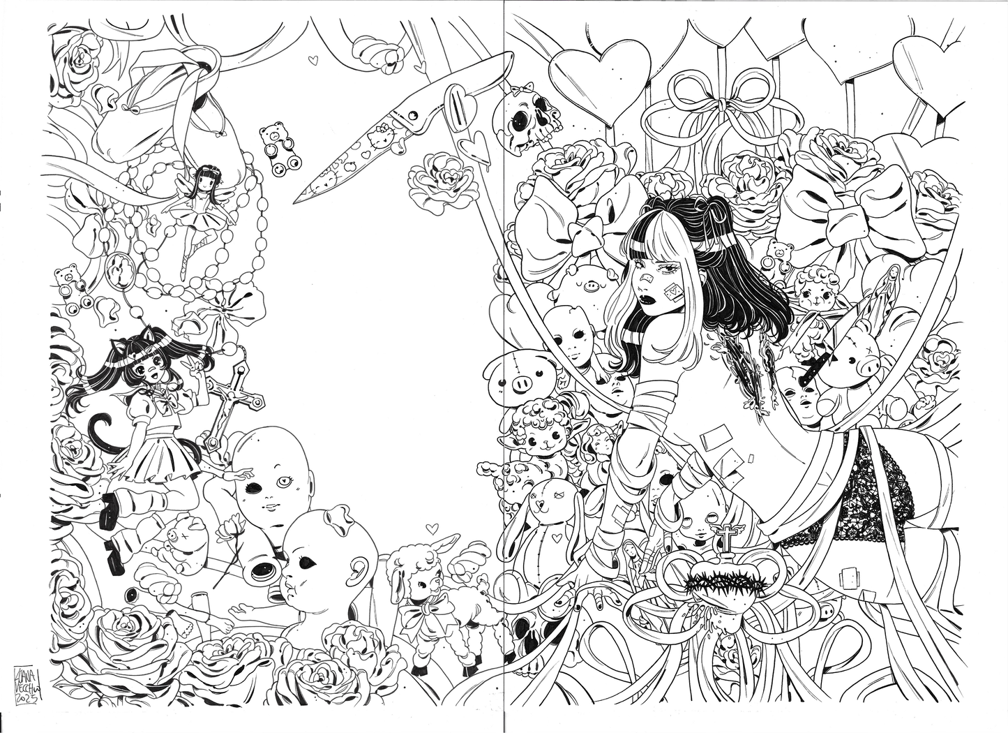 Doll Parts HC Wraparound Cover (2 pieces)