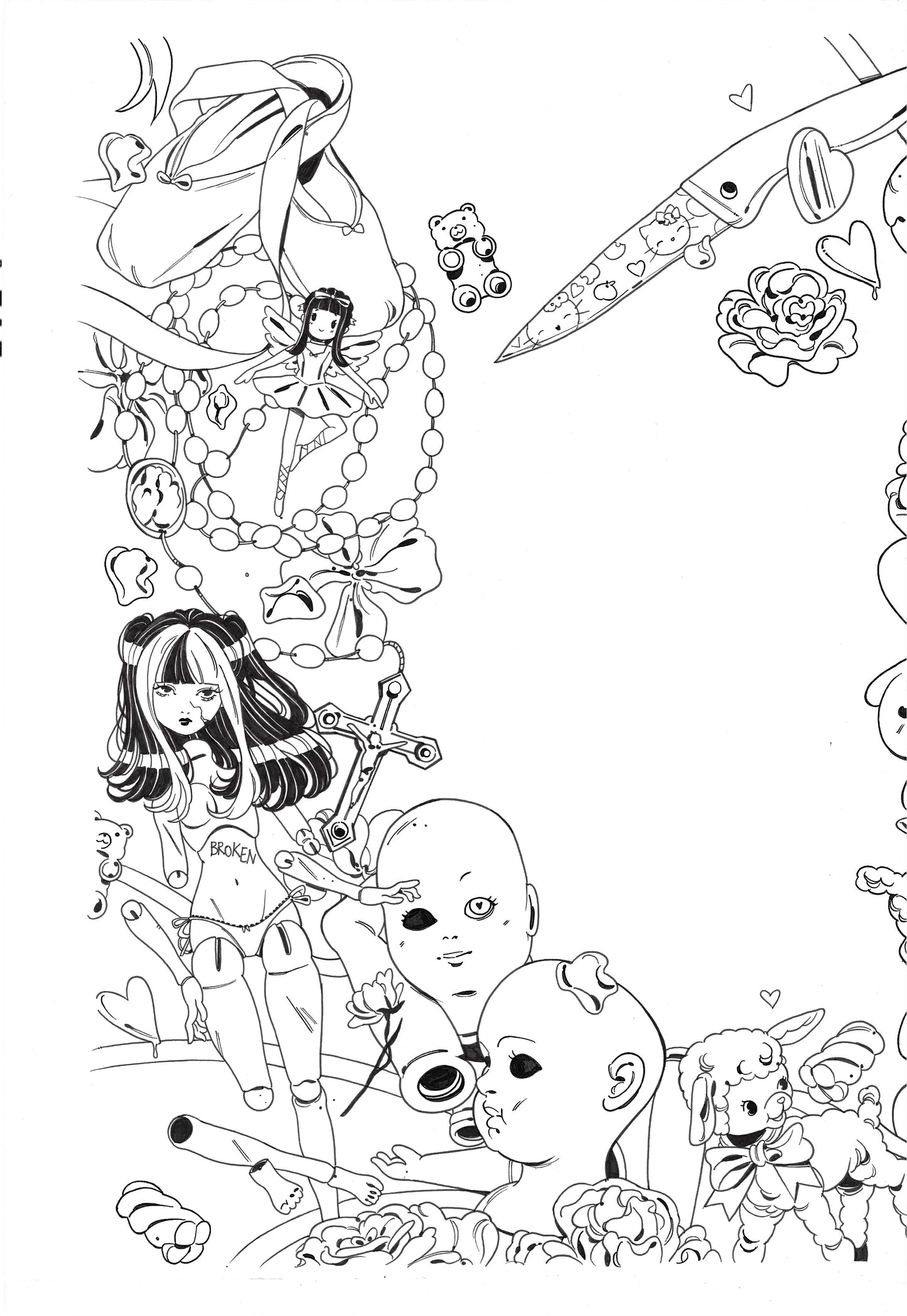 Doll Parts TPB Wraparound Cover (2 pieces)