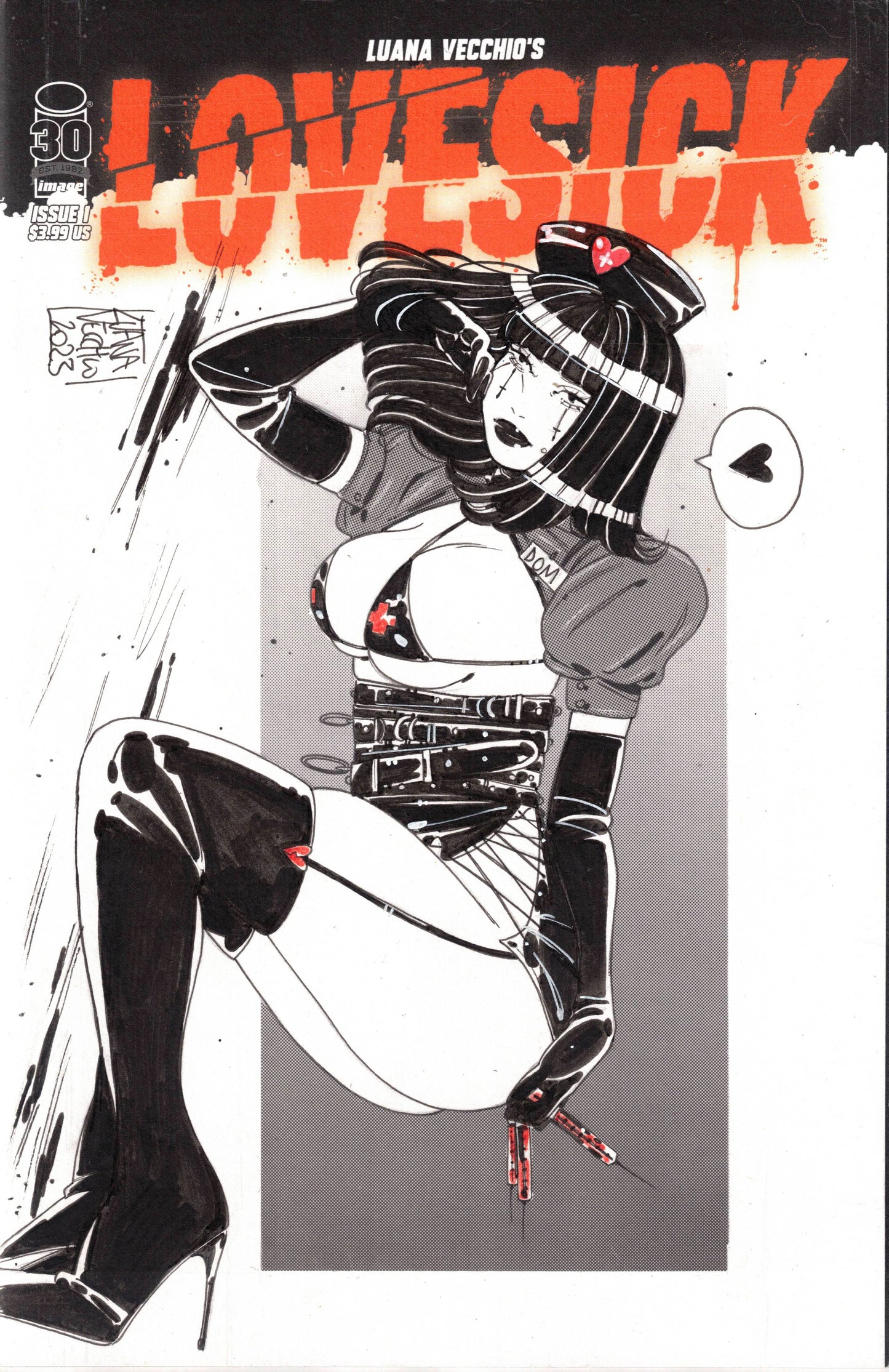 Lovesick - #1 - Original Art Sketch Cover