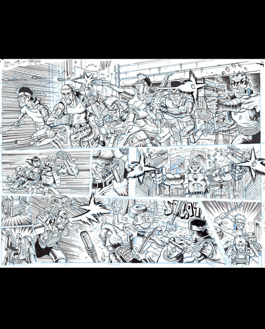 RoboWolf - #1 Page 22-23 Spread