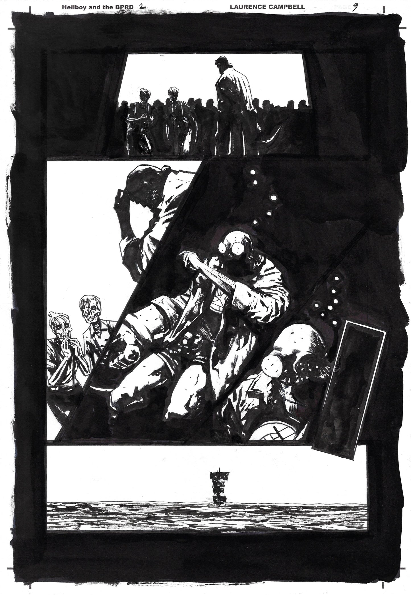 Hellboy & The B.P.R.D.: The Ghost Ships Of Labrador - #2 Page 9